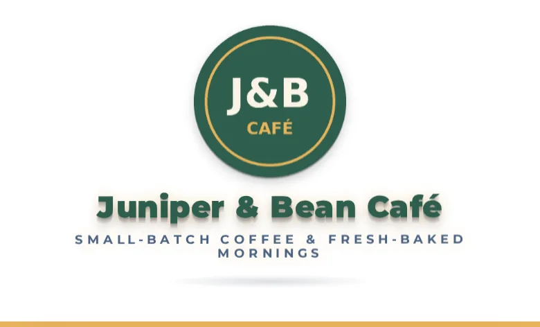 3D logo header with business name and tagline on the demo card